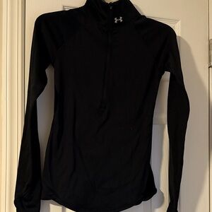 Under Armour Women's Black Quarter-Zip Sweatshirt